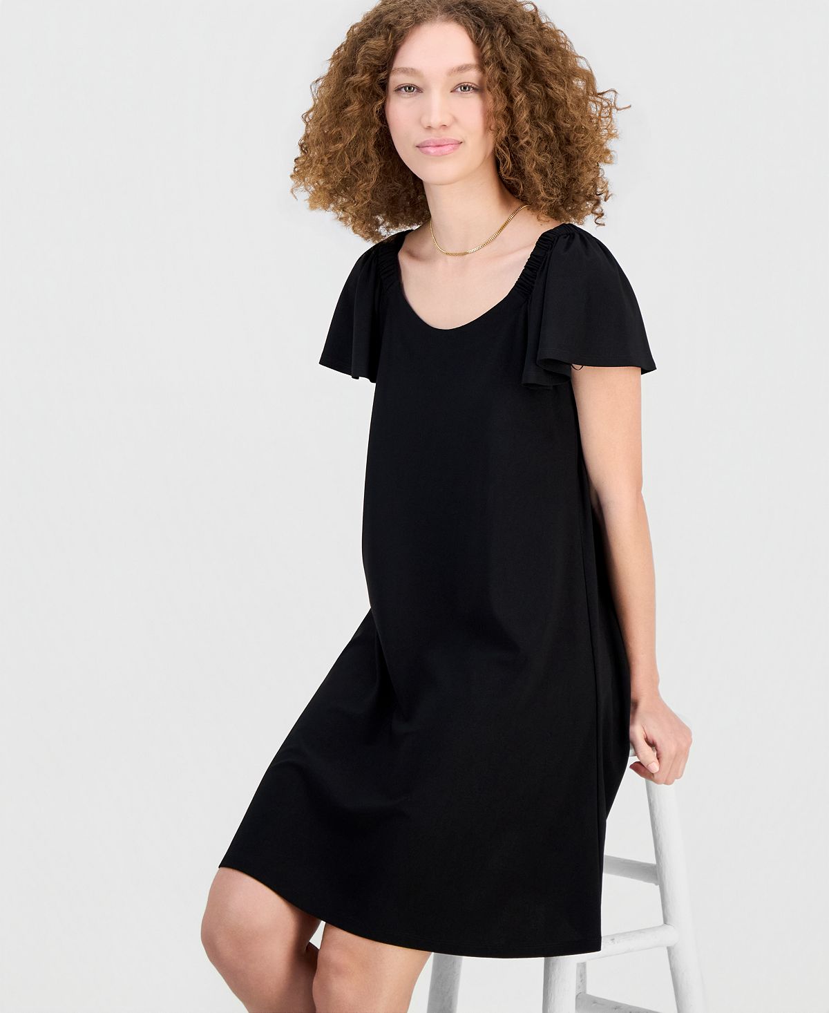 Robbie Bee Women's On/Off-The-Shoulder Dress view 3 — MAYCSS fashion products