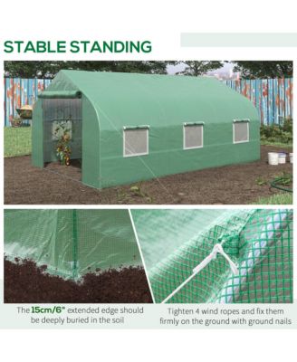 11.5' x 10' x 6.5' Outdoor Walk-In Tunnel house Hot House