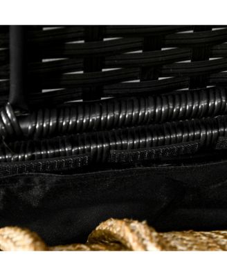 Deck Box w/ Outdoor Towel/Shoe Rack, Inner Liner,