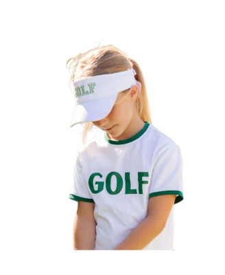 Girls Bits and Bows Little/Big Golf Bow Visor