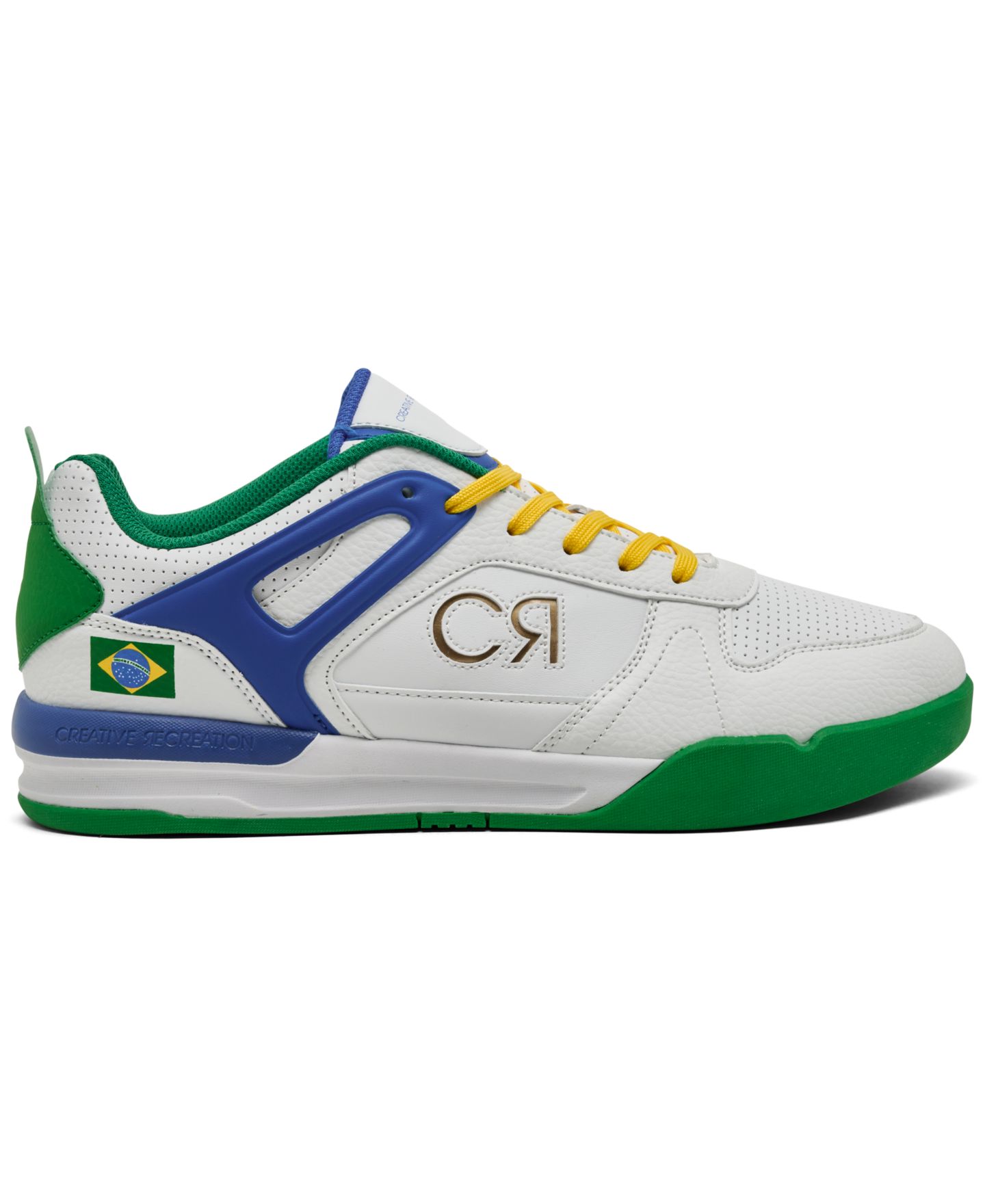 Мужские кроссовки Creative Recreation Rec Classic Brazil Casual, цвет: Белый / Зелёный — фото 3