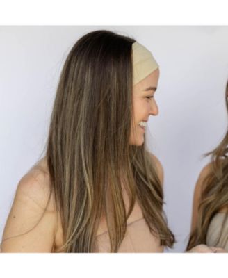 Women's Wide Headwrap Set of 3 - Black + Brown + Beige