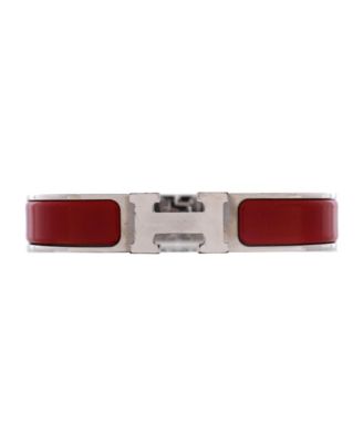 Pre-Owned HERMES Clic H Bracelet - Enamel