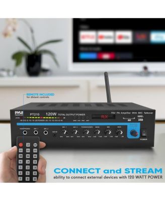 120W Bluetooth Microphone PA Mono Amplifier with USB/SD/FM