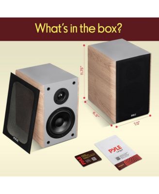 Home Theater Bookshelf Speakers - 2-Way HiFi Sound