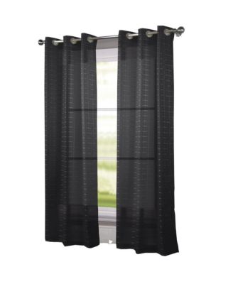 Wanda Box Voile Light Filtering One Grommet Curtain Panel 54" x 90"