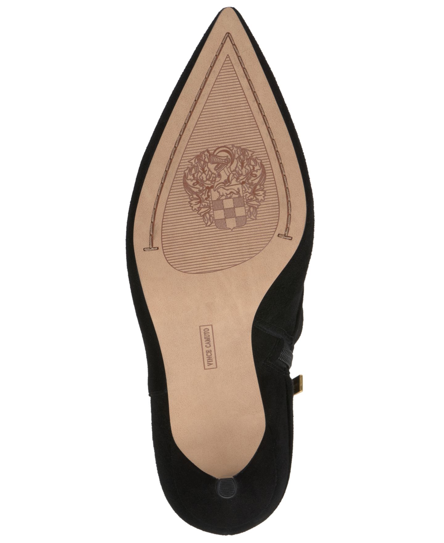 Женские ботинки Vince Camuto Murlea Stiletto Dress Booties, цвет: Чёрный замшевый — фото 5