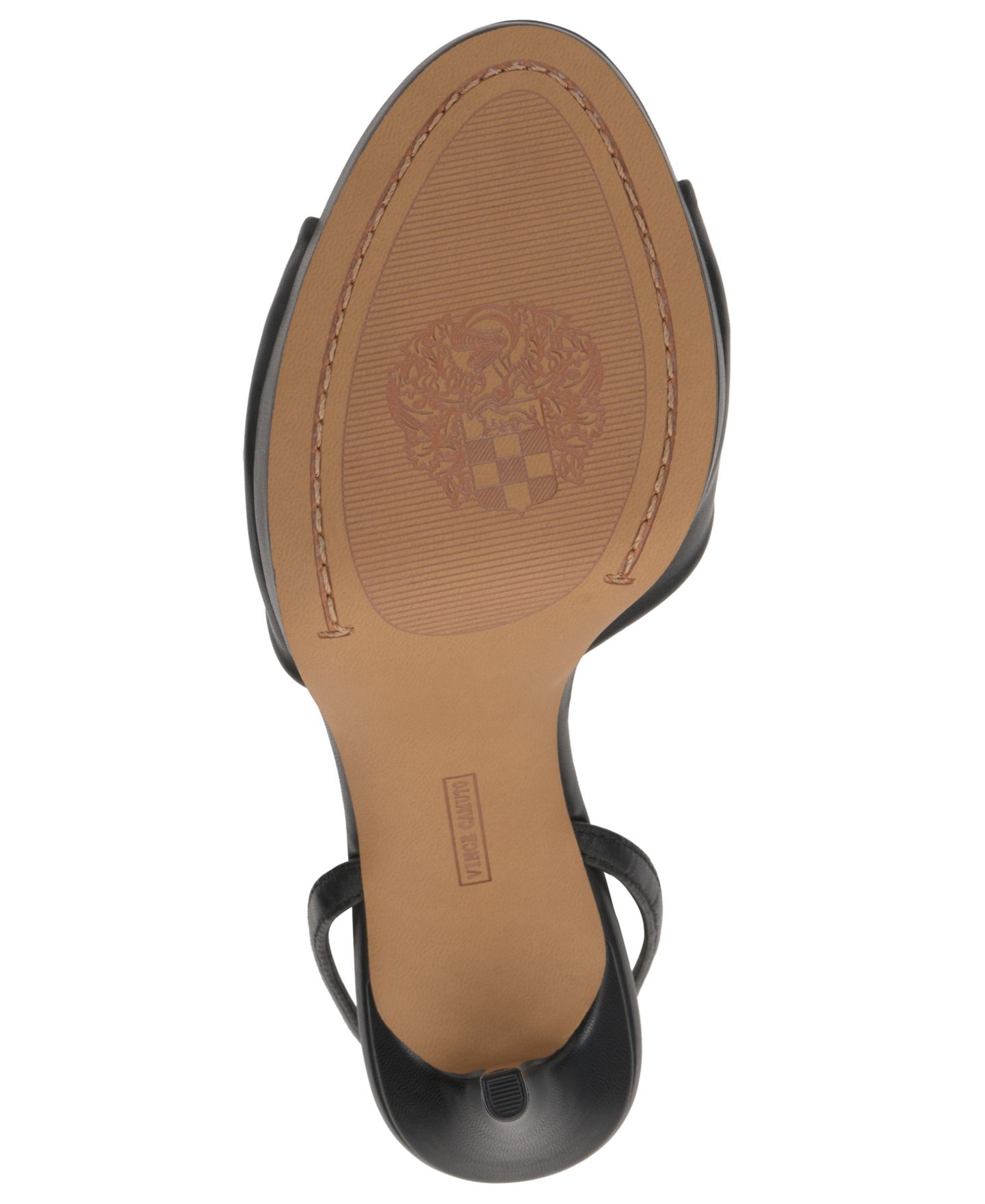 Женские сандалии Vince Camuto Neala Two-Piece Dress Sandals, цвет: Чёрный кожаный — фото 5