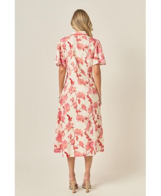 Women's A-Line Mini Shirt Dress