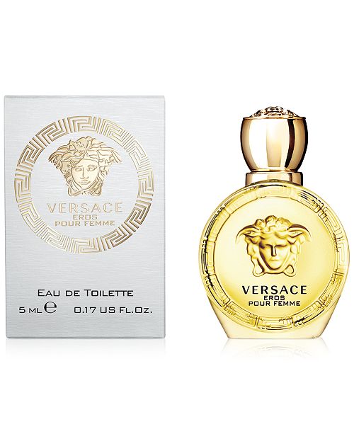 Versace Receive A Complimentary Deluxe Mini With A Large Spray Purchase From The Versace Eros Pour Femme Eau De Toilette Fragrance Collection Reviews Shop All Brands Beauty Macy S