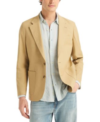 Men's Two Button Linen-Blend Sport Blazer