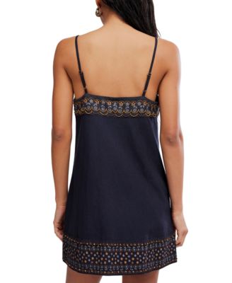 helsi gemma embroidered dress HELSI GEMMA FLORAL DRESS S / MERLOT main image 1