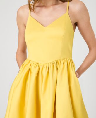 Women's Sleeveless V-Neck Mini Dress