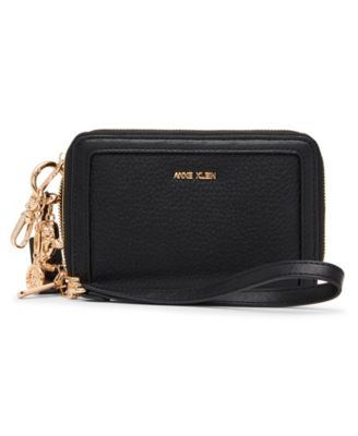 Double Zip Mini Around with Charm Wallet
