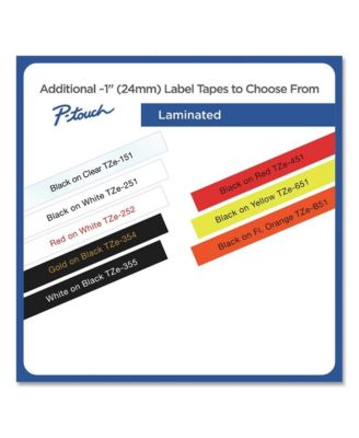 TZE651 0.94 in. x 26.2 ft. TZe Standard Adhesive Laminated Labeling Tape