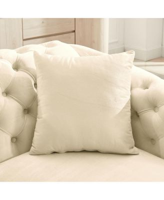 Velvet Tufted Loveseat Sofa