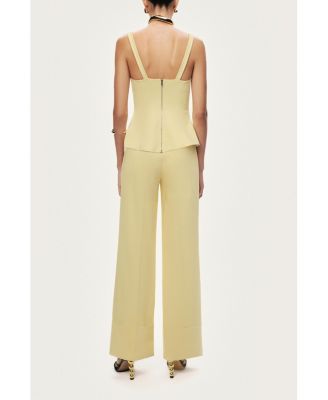 Women's High-Waist Tailored Wide-Leg Pants