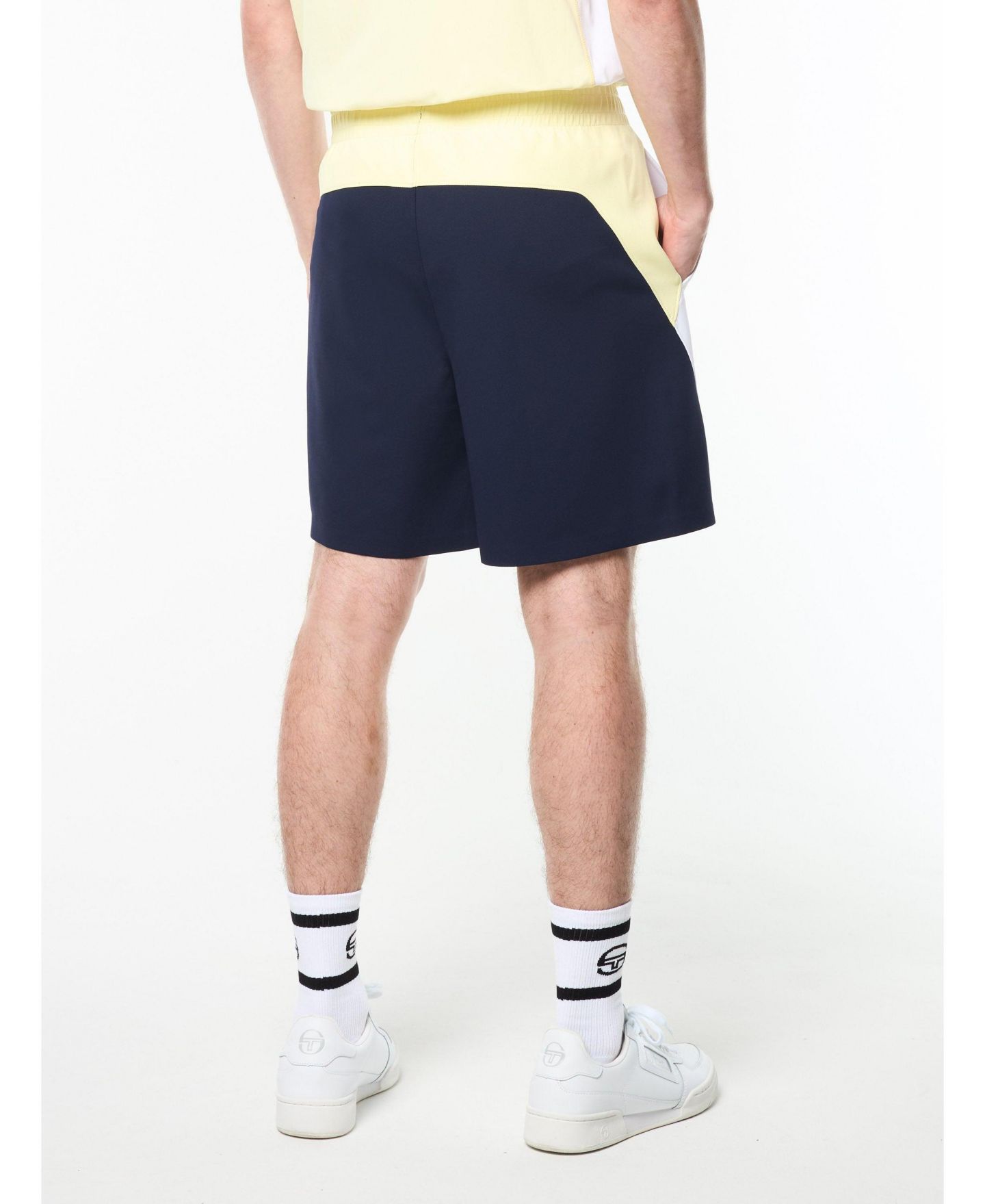 Мужские теннисные шорты Sergio Tacchini Pagia, цвет: Жёлтый — фото 3