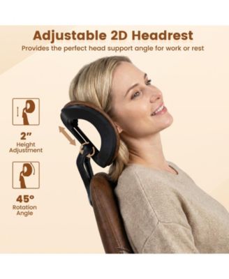 Ergonomic Office Chair Computer Desk Chair with 2D Headrest and Rocking Backrest