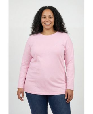 Women's Plus Size Perfect Long-Sleeve Crewneck Tee