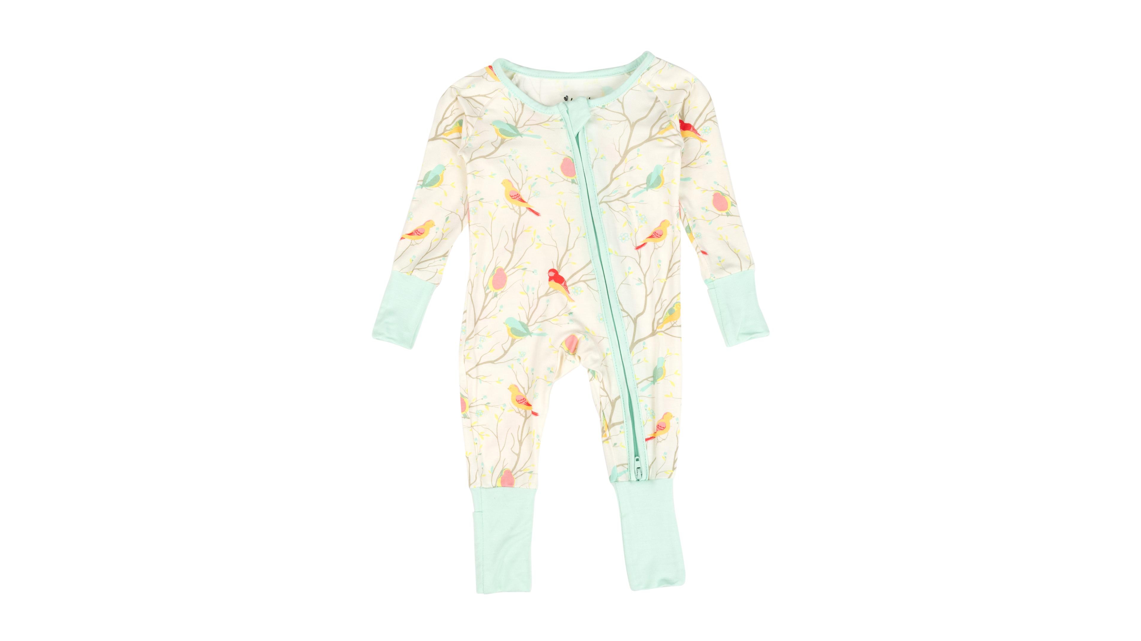 Leveret Baby Matching Family One-Piece Cooling Bamboo Viscose Footed Pajamas