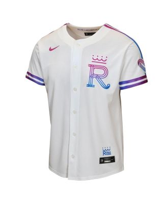 Big Boys and Girls White Kansas City Royals 2026 City Connect Stadium Jersey