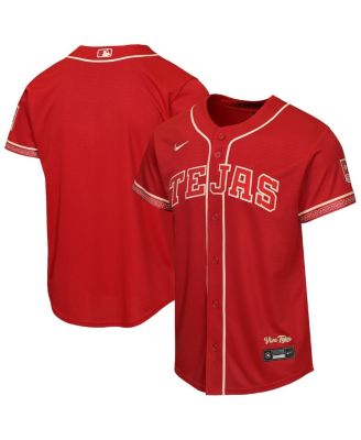 Big Boys and Girls Red Texas Rangers 2026 City Connect Stadium Jersey