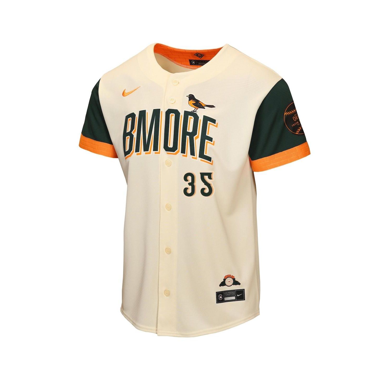 Детская джерси Nike Adley Rutschman Baltimore Orioles 2026 City Connect Stadium, Cream — фото 2