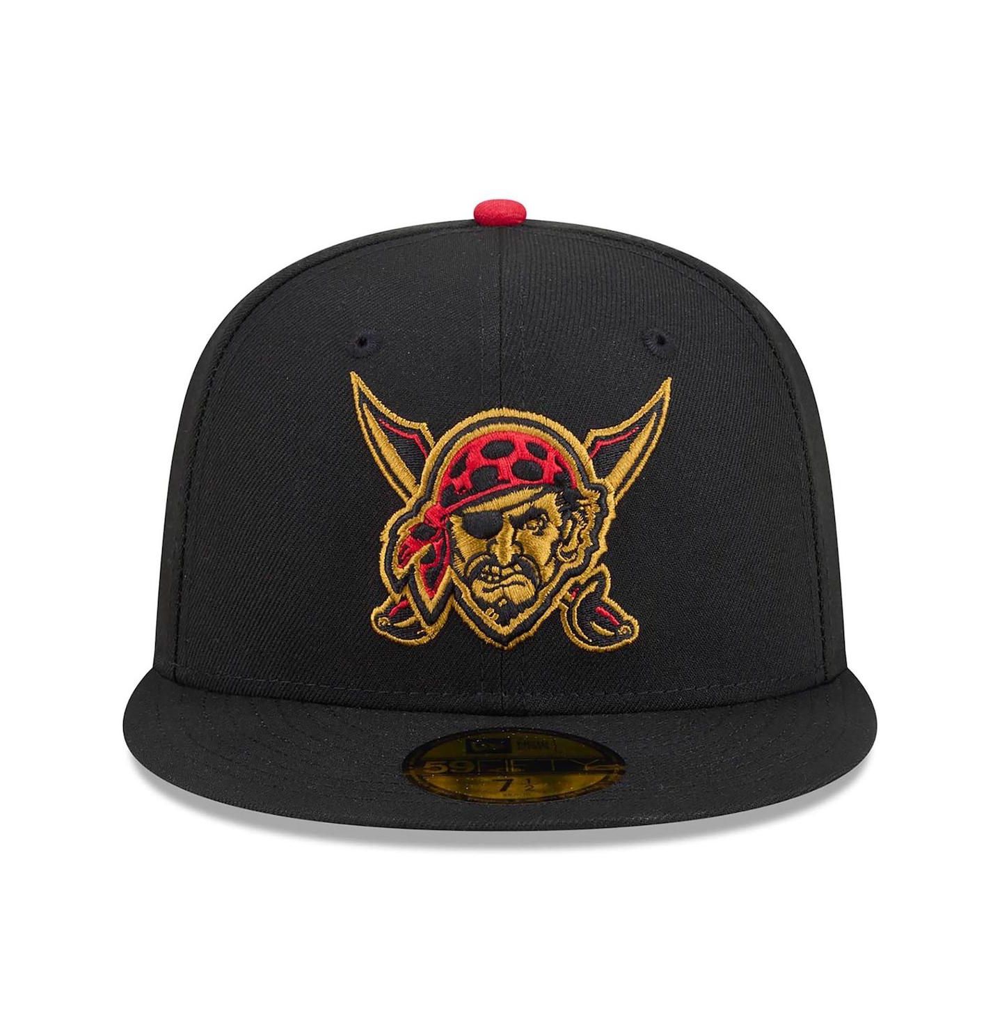 Мужская кепка New Era Gold/Black Pittsburgh Pirates 2026 City Connect 59FIFTY Fitted Hat — фото 2