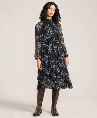 sachin and babi light blue dress Vana crepe & chiffon dress | Whisper Of Light