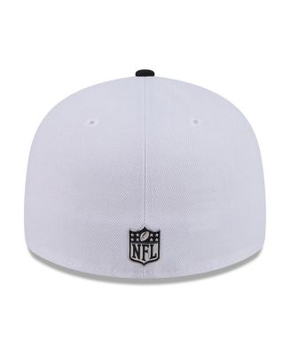 Men's White/Black Denver Broncos 2026 NFL Draft Pre-Curved 59FIFTY Fitted Hat