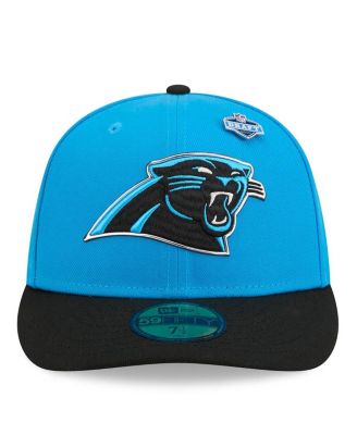 Men's Blue/Black Carolina Panthers 2026 NFL Draft Pre-Curved 59FIFTY Fitted Hat