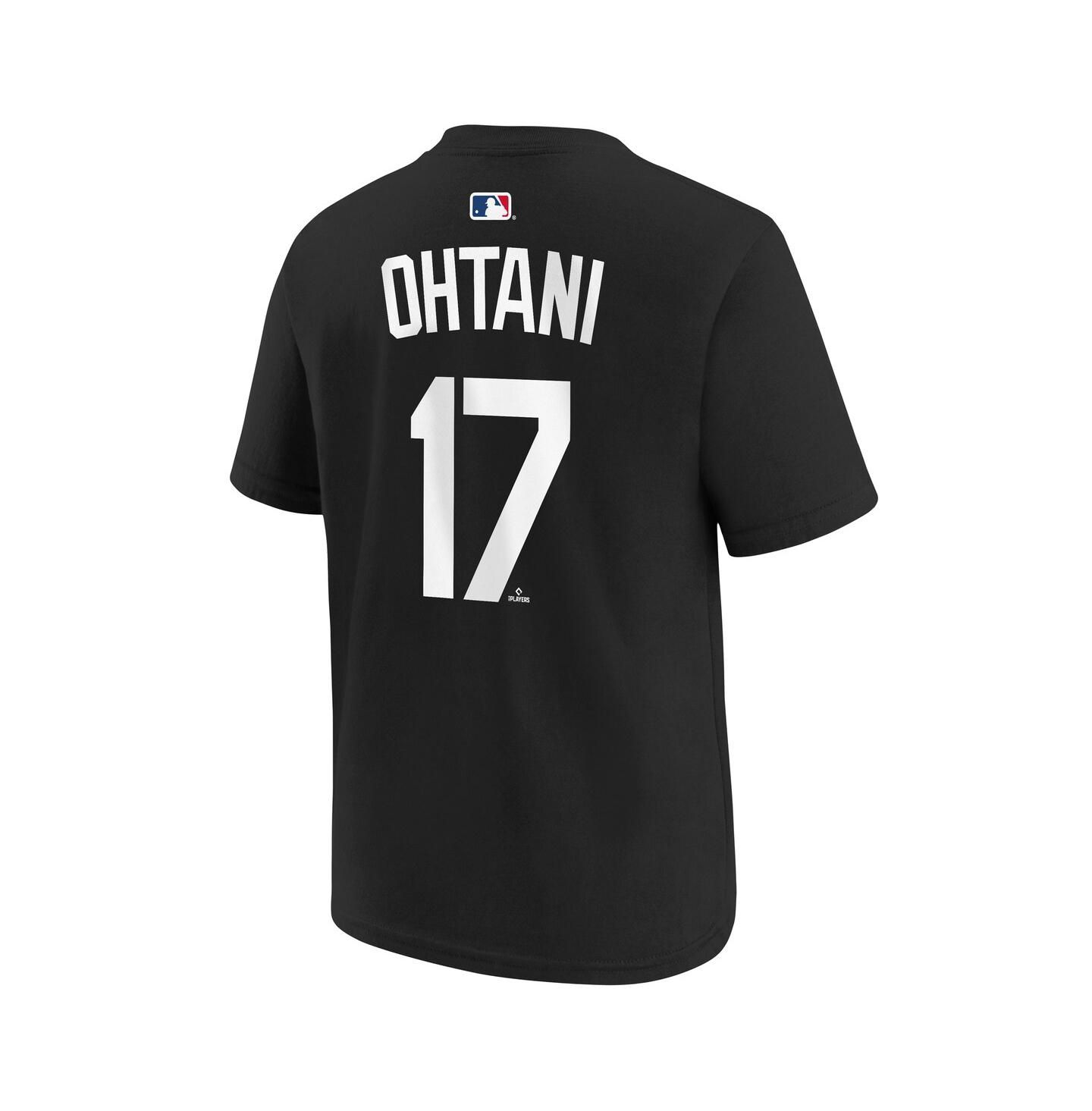 Детская футболка Nike Shohei Ohtani Black Los Angeles Dodgers Name & Number — фото 3