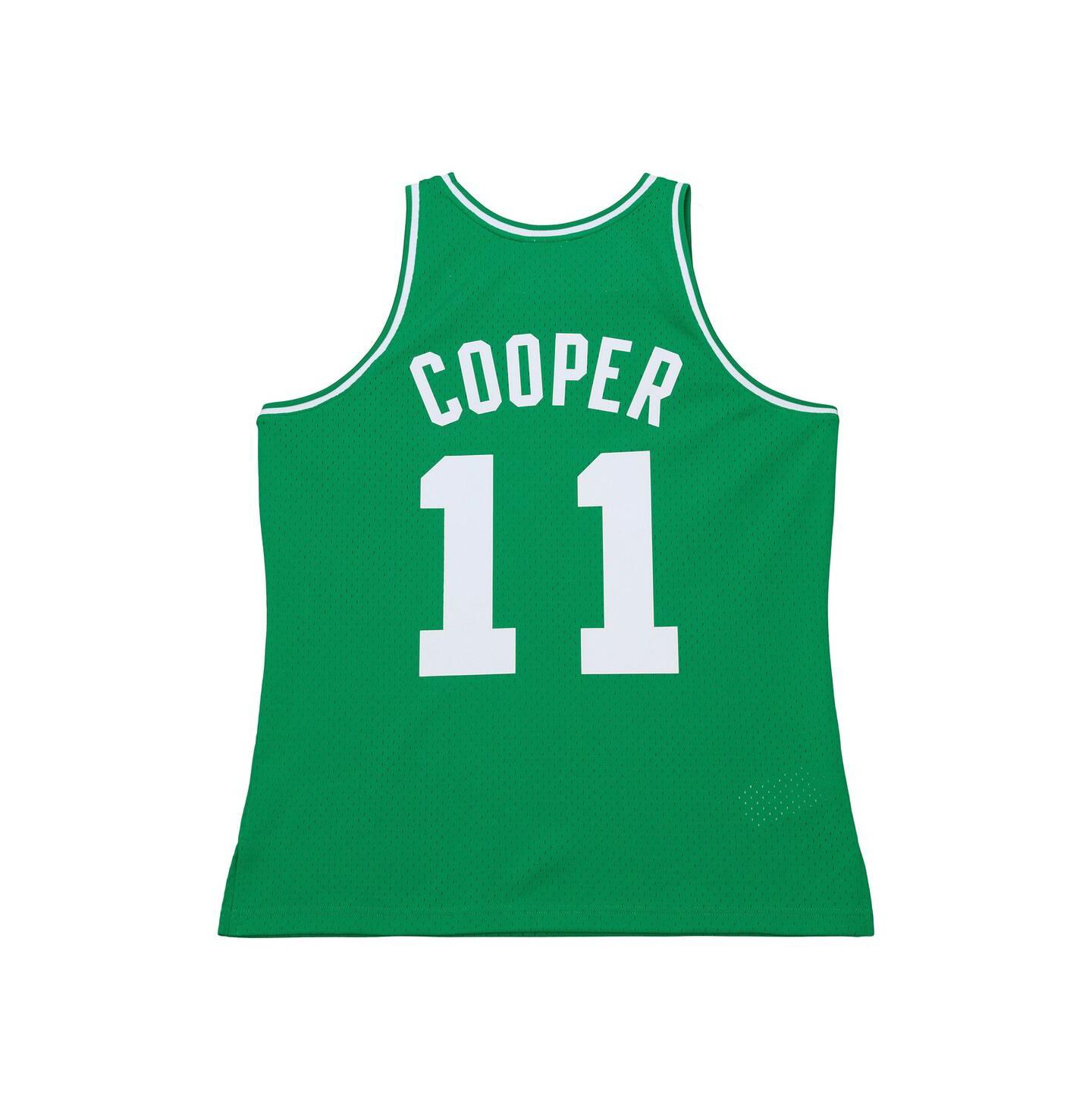 Мужской топ Mitchell & Ness Mitchell Ness Chuck Cooper Kelly Green Boston Celtics 1950-51 Pioneers Swingman Jersey — фото 2