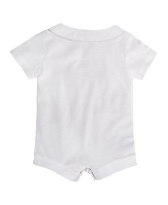 Baby Boys and Girls White Los Angeles Dodgers Home Replica Romper Jersey