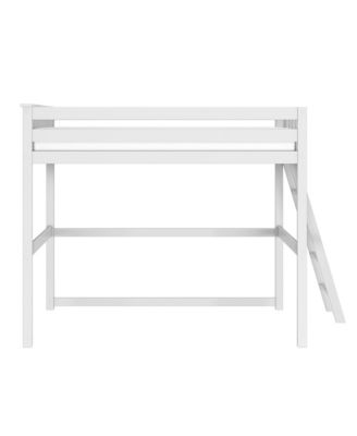 Max and Lily Classic Twin High Loft with Ladder on End