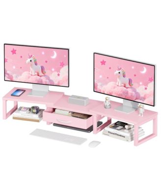 Monitor Stand Riser Desk Organizer Drawer Shelf