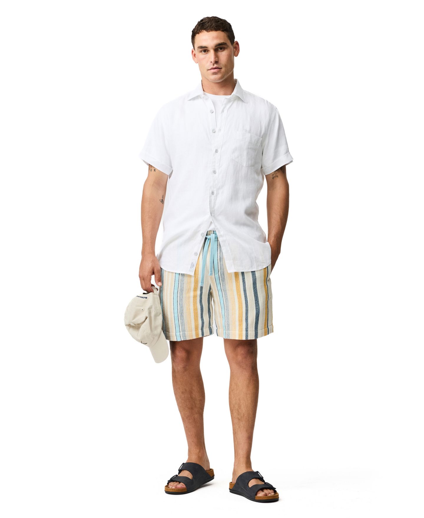 Мужские шорты Rodd & Gunn Relaxed-Fit Lakeland 7" Shorts, цвет: Золотой — фото 6