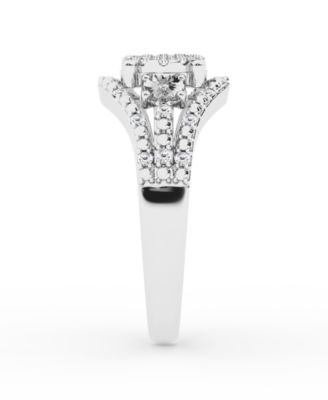 Diamond Ring (1/4 ct. t.w.) in Sterling Silver