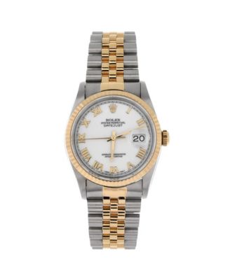 Oyster Perpetual Datejust Automatic Watch in Stainless Steel and Gold 36mm