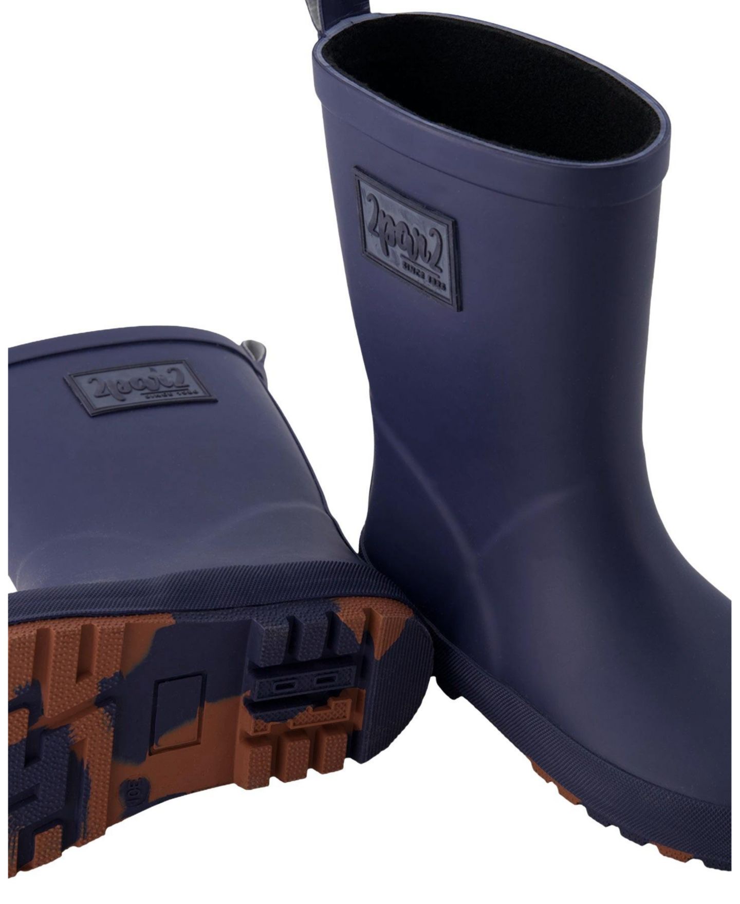 Ботинки Deux par Deux Rain Boots для мальчиков, цвет: Тёмно-синий — фото 5