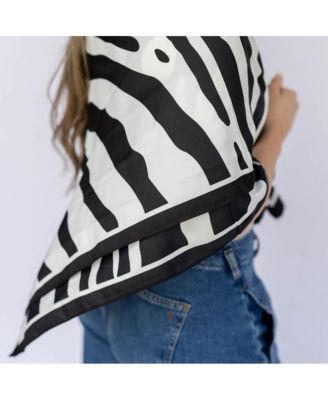 Women's Satin Striped Headscarf