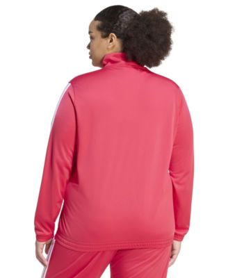 Plus Size Essentials Tricot Three Stripes Track Jacket
