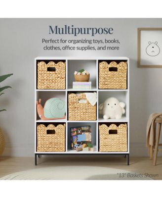 Scalloped in Hyacinth Storage Basket Set of 5