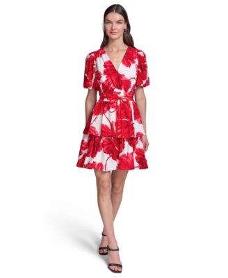 Women's Red Floral Dresses | Macy's