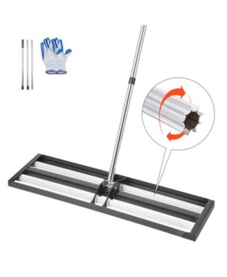 Updated Lawn Leveling Rake, 36" x 10", Stainless Steel for Yard and Golf Course