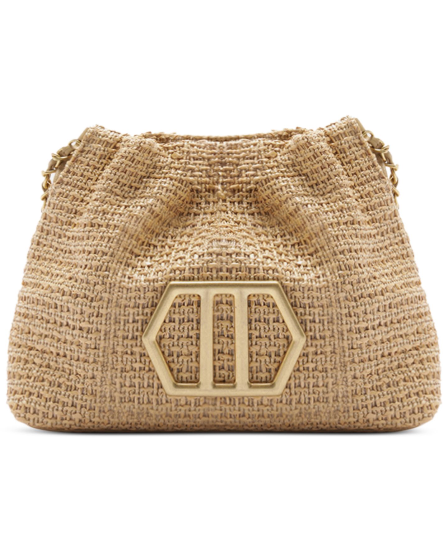 Женская сумка Arezzo Jackie Mini Snap Button Crossbody Handbag, цвет: Areia/Verano — фото 1