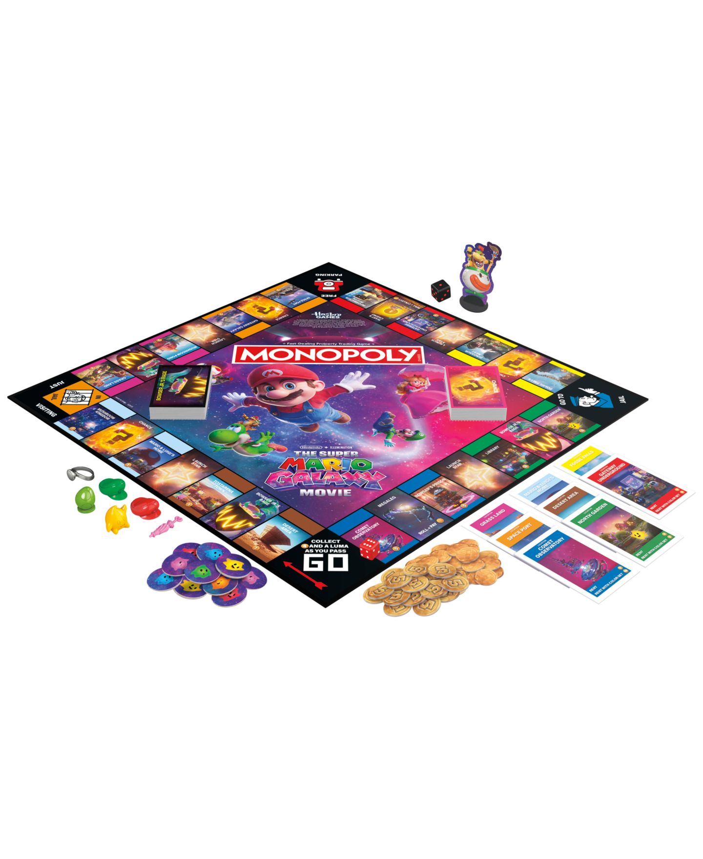 Детская настольная игра MONOPOLY The Super Mario Galaxy Movie Edition Board Game — фото 6