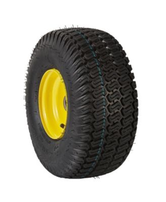Lawn Mower Tires with Rim, 15x6-6", Tubeless, 2-Pack for Riding Mowers and Tractors