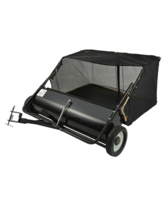 Tow Behind Lawn Sweeper, 50 in, 26 cu. ft Capacity, Adjustable Sweeping Height